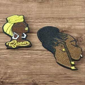 Embroidered Queen Patches